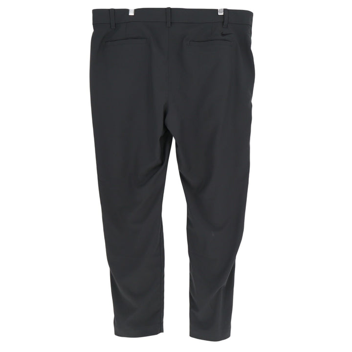Nike Dri Fit Chino Pants Mens 40x32 Black Stretch Straight Leg Golf Performance
