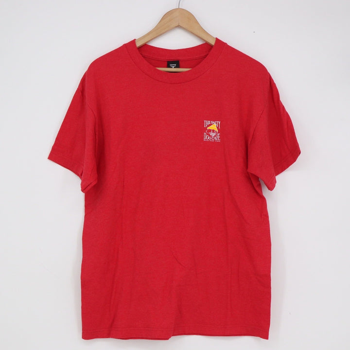 Hanes Beefy-T The Salty Dog Cafe Hilton Head Island Red Graphic T-Shirt Mens M