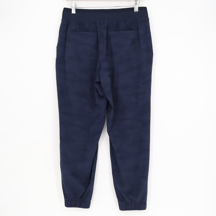 Athleta Venice Jogger Navy Blue Camo Ankle Zip Pants 6P Petite
