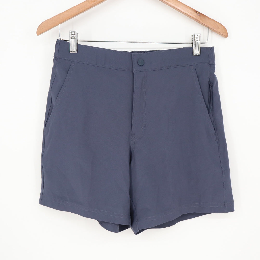 VRST Mens Resort Short Indigo Blue 6 Inch Inseam Stretch Quick Dry Size S
