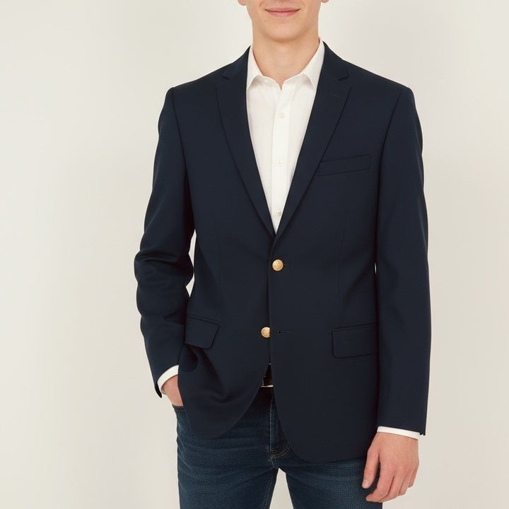 Lauren Ralph Lauren Navy Blue Blazer Gold Button Size 18R