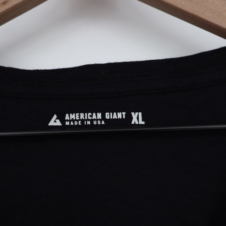 American Giant Women's Classic Cotton V-Neck Tee Size XL Made In USA