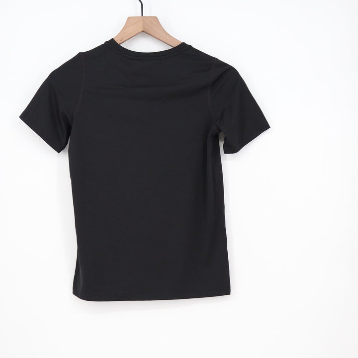 DSG Boys Movement Tee Pure Black Short Sleeve Athletic Shirt Size M 10-12