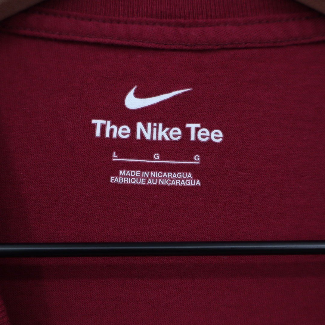 Nike The Nike Tee Arcadia Wrestling Graphic T Shirt Burgundy Size L