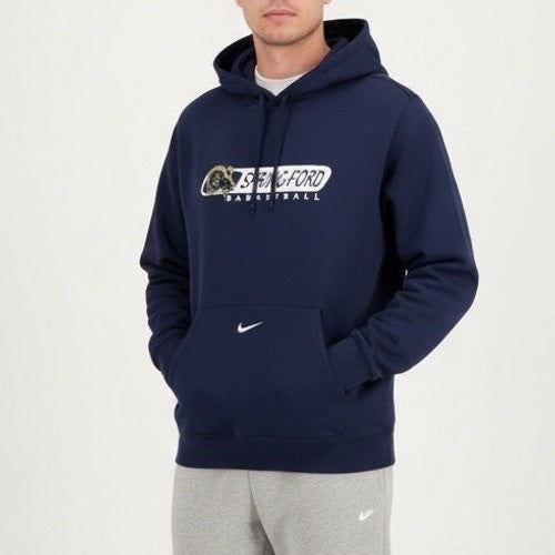 Spring-Ford Basketball Hoodie Men's XL Blue Nike Therma Fit Kangaroo Pocket