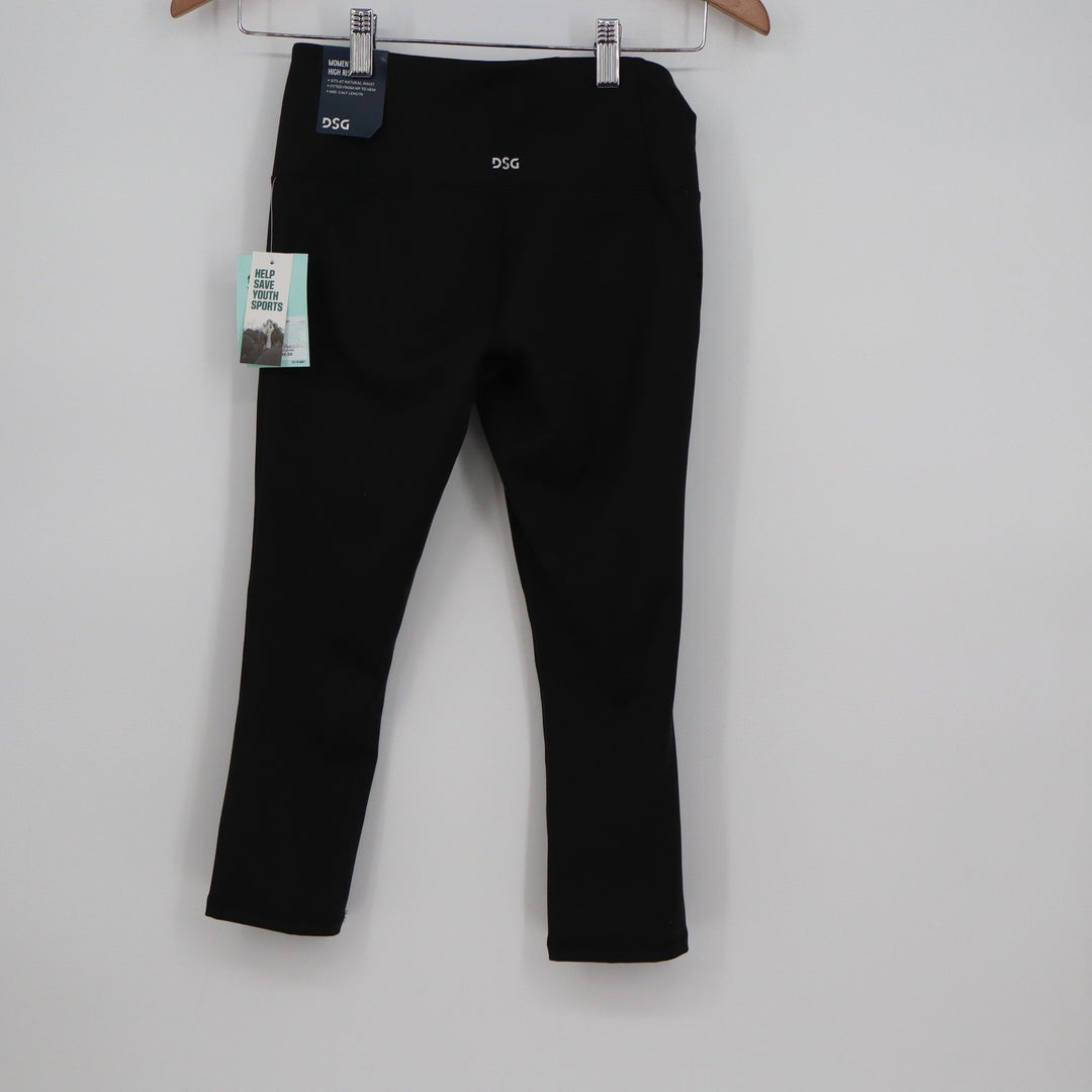 DSG Womens High Rise Capri Leggings Black XS NWT