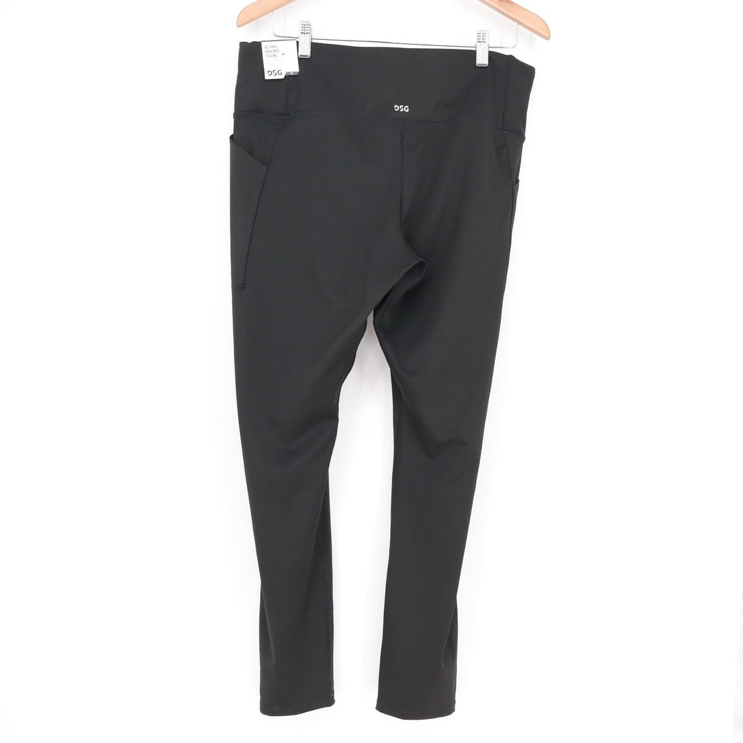 DSG Womens XXL Activate 7/8 Legging Black High Rise Side Pocket NEW