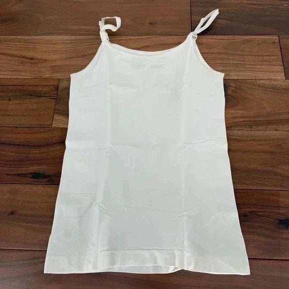 Shapermint Essentials All Day Every Day Scoop Neck Cami Large White Shapewear