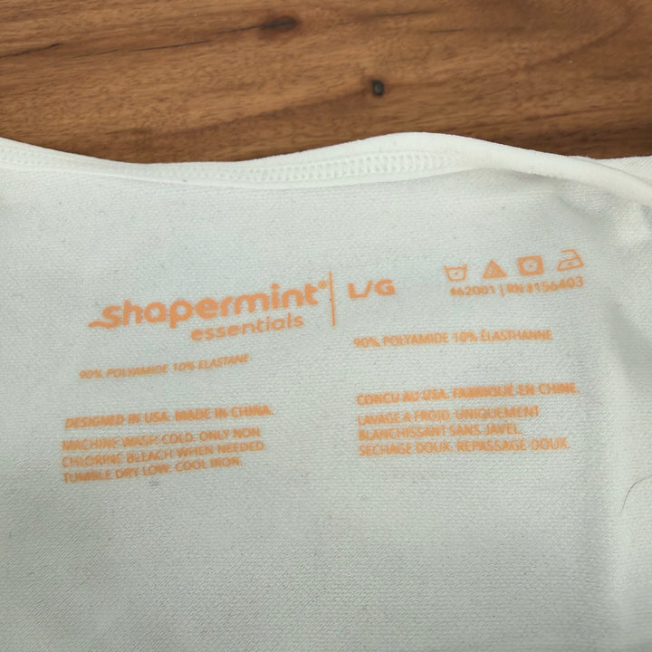 Shapermint Essentials All Day Every Day Scoop Neck Cami White L G