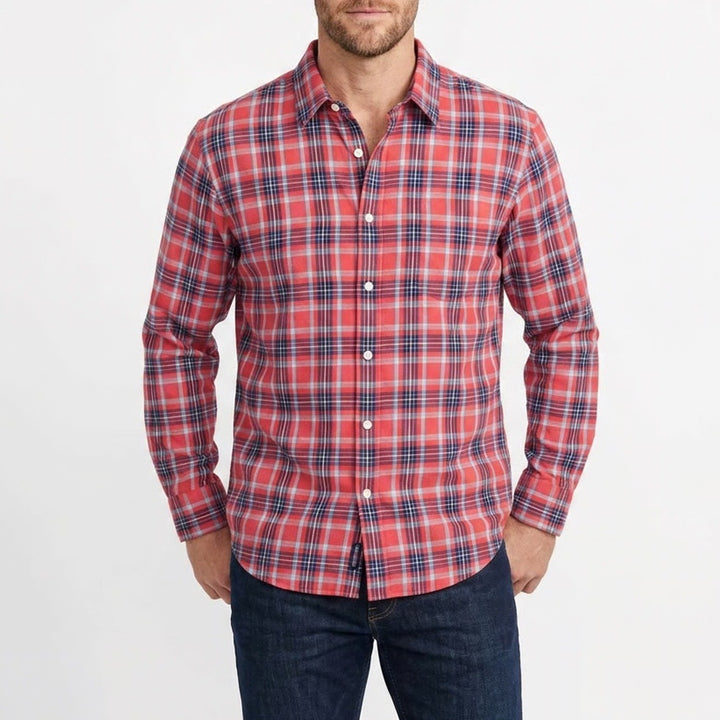 UNTUCKit Flannel Shirt Mens 3XL Multicolor Plaid Cotton Long Sleeve Button Up