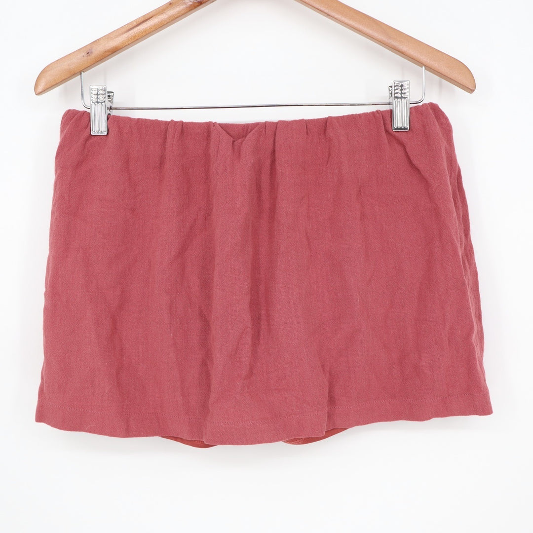 Mini Skort Women's Medium Sunkist Coral Stretch Pull On Elastic Waist Athlatic