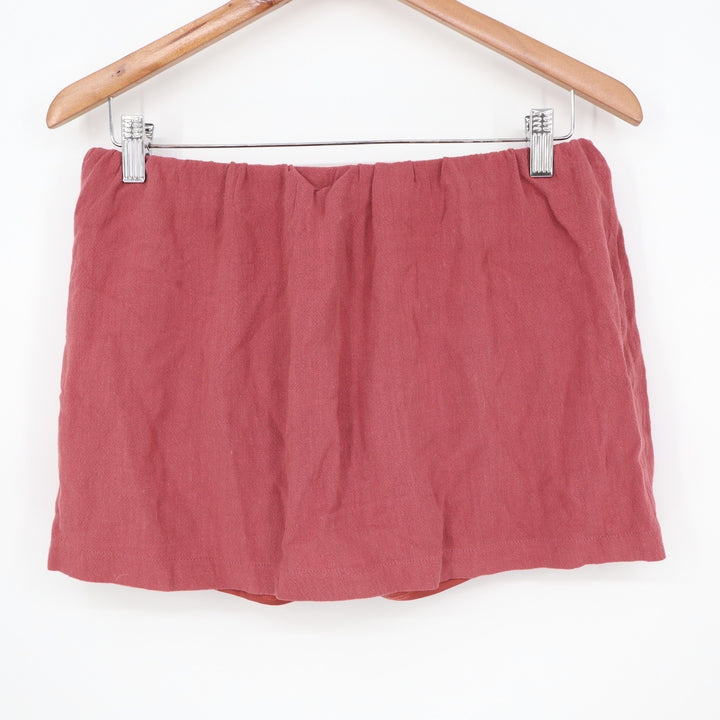 Mini Skort Women's Medium Sunkist Coral Stretch Pull On Elastic Waist Athlatic