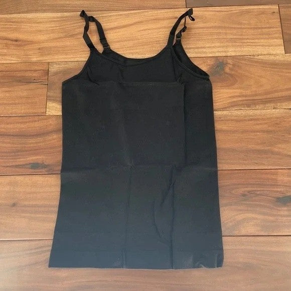 Shapermint Essentials All Day Every Day Tank Cami Womens Small Black Shapewear