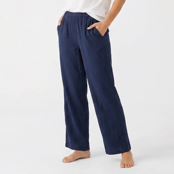 Kindred Bravely Navy Blue Viscose Spandex Lounge Pajama Pants Large L