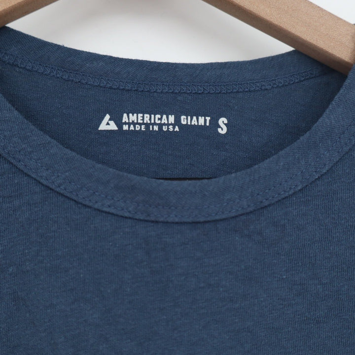 American Giant Crew Tee Short Sleeve Size S Made In USA