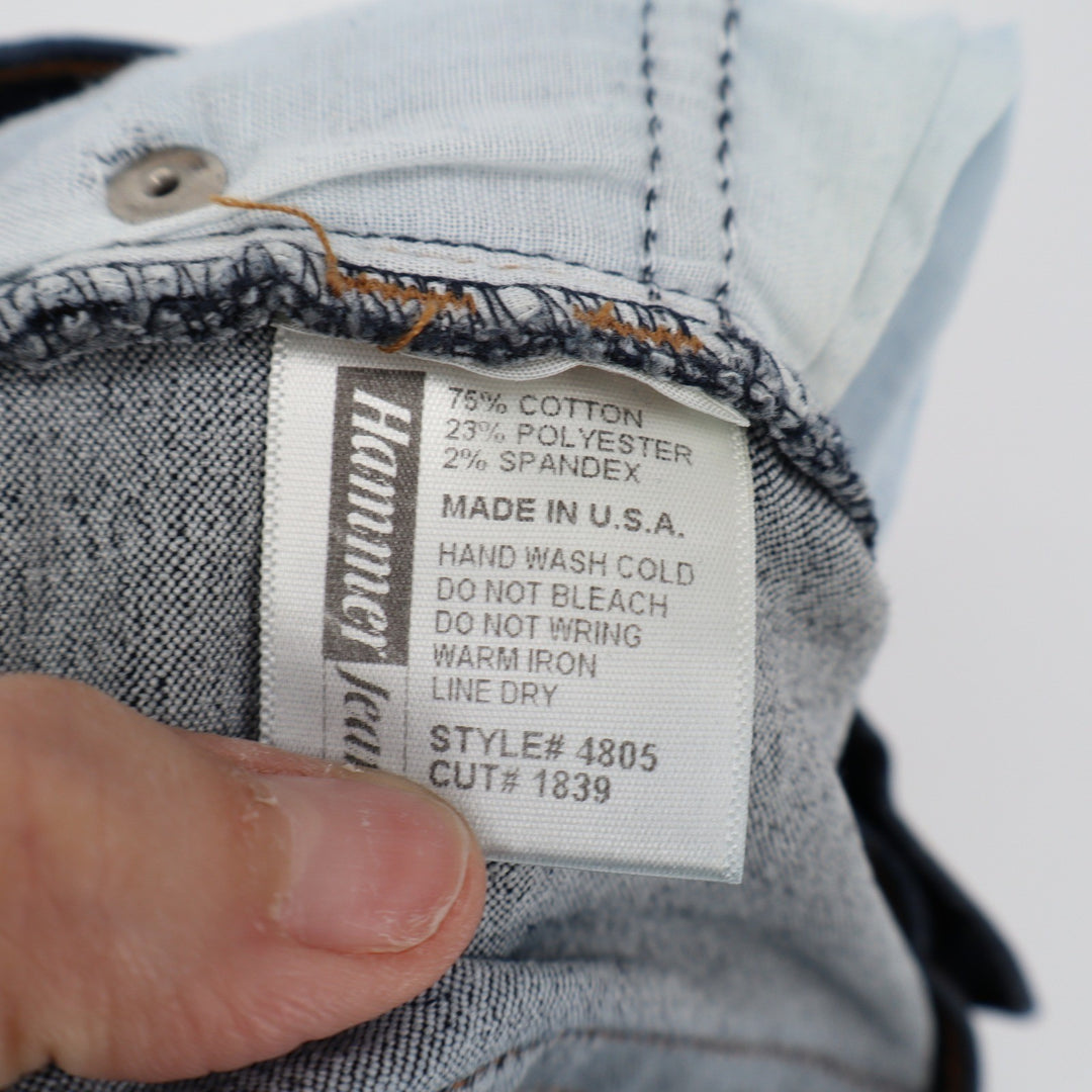 Hammer Jeans Womens Size 15 Dark Wash Skinny Denim Made in USA Style 4805
