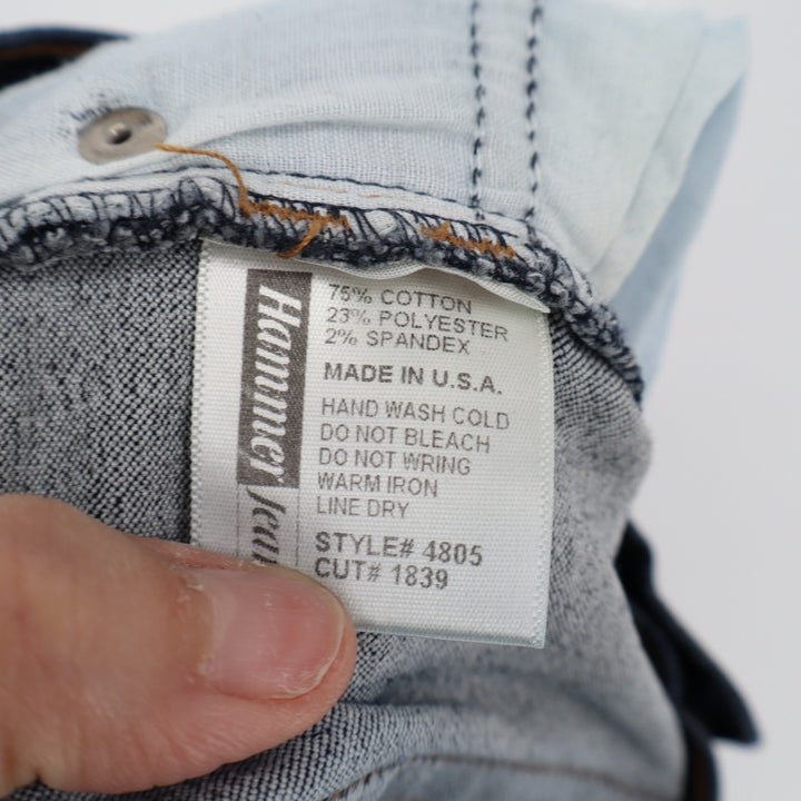 Hammer Jeans Womens Size 15 Dark Wash Skinny Denim Made in USA Style 4805