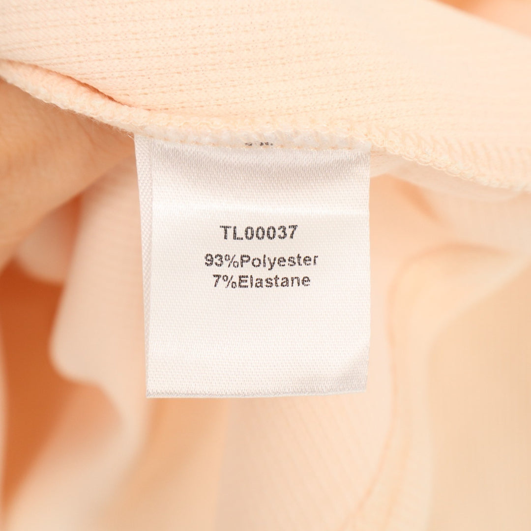 Anrabess T-Shirt Womens 2XL Blush Stretch Waffle Knit Henley Neck Long Sleeve