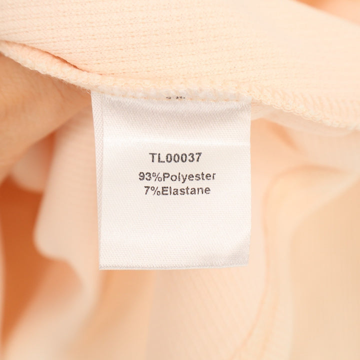 Anrabess T-Shirt Womens 2XL Blush Stretch Waffle Knit Henley Neck Long Sleeve