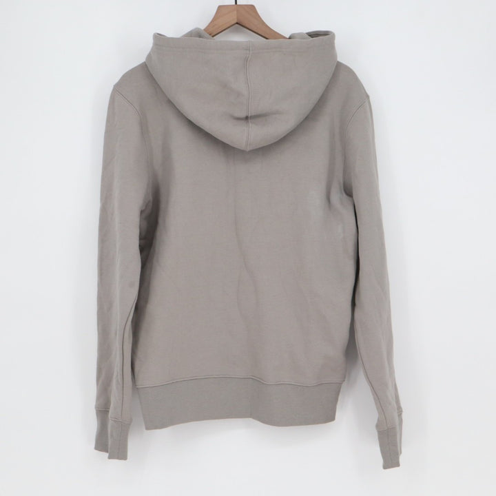 American Giant Midweight Hoodie Mens S Heather Gray Cotton Full Zip Fleece Lined