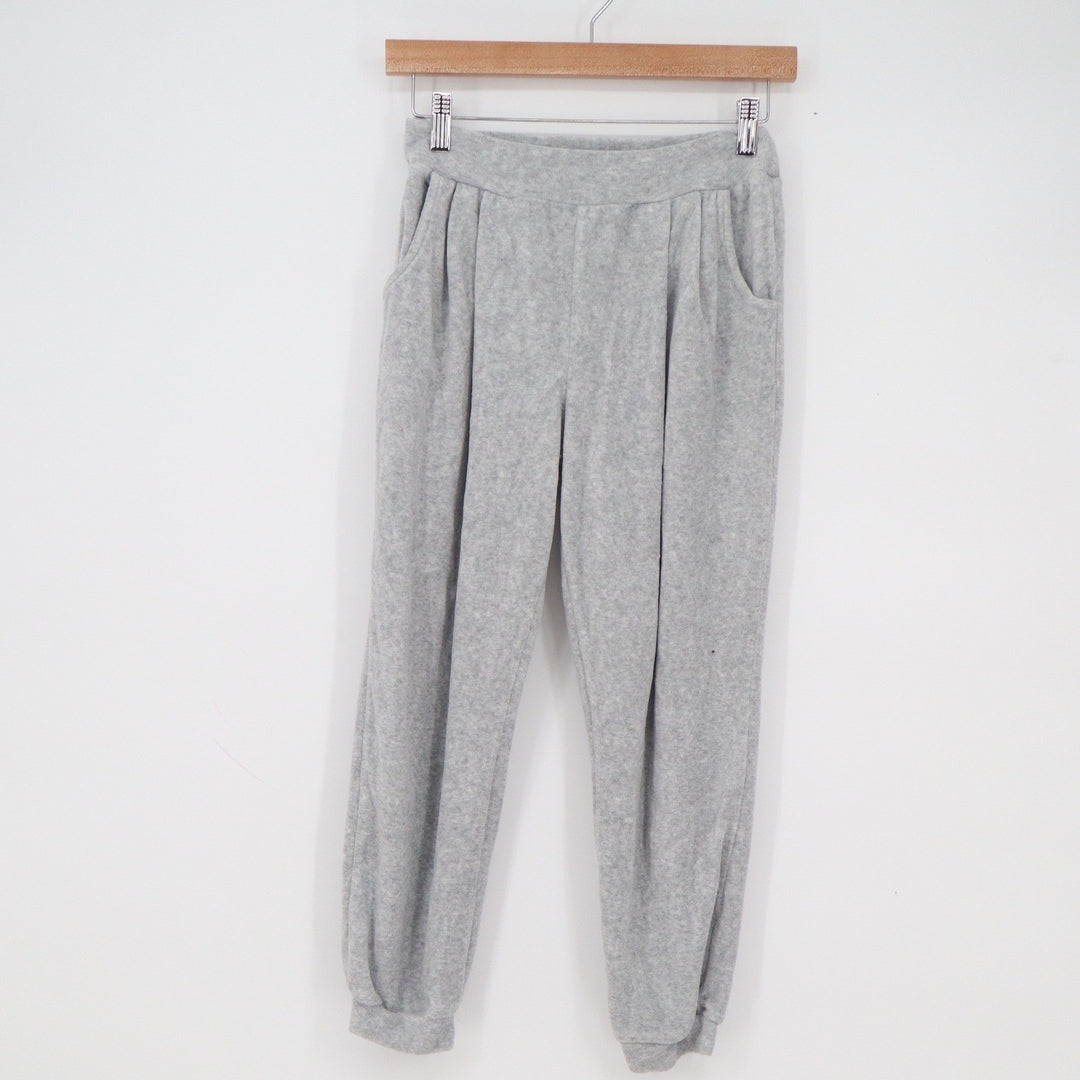 Joah Love Girls Heather Gray Terry Cloth Jogger Pants Size 12 Made in USA