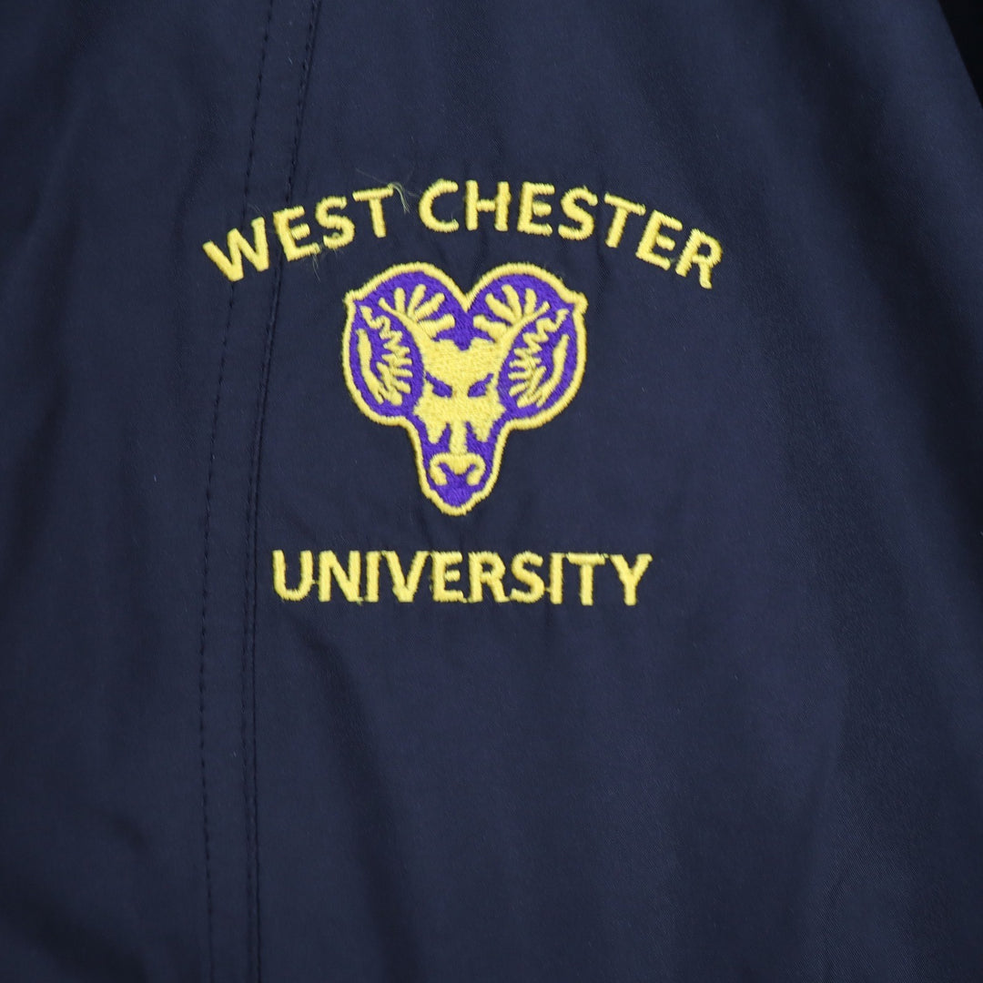 West Chester Windbreaker Mens S Black NCAA Turfer Sport Anorak Jacket Excellent