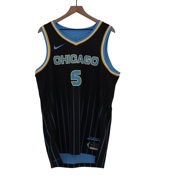 Nike Chicago Sky Angel Reese Explorer Edition Jersey Black Womens L