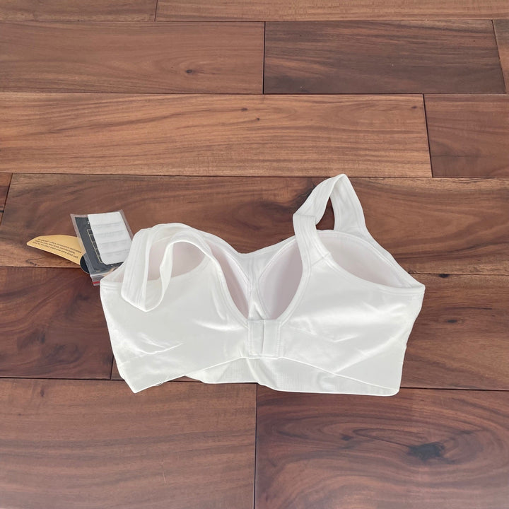 truekind Daily Comfort Wirefree Shaper Bra White Medium Support Everyday Wear