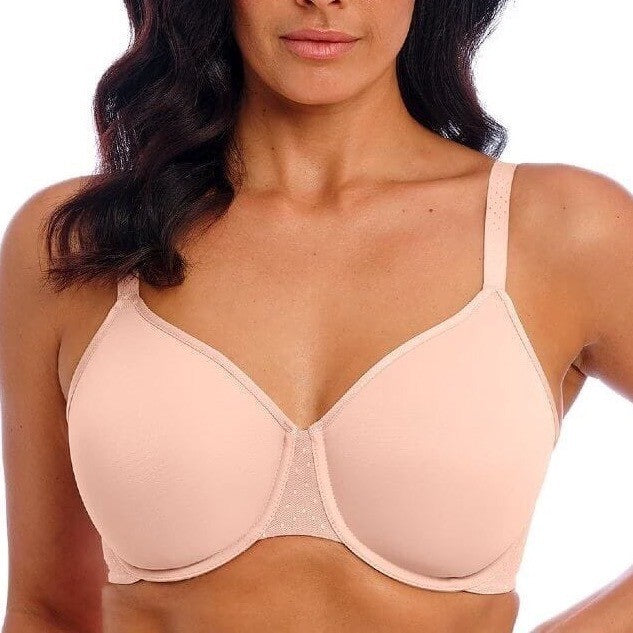 Wacoal Back Appeal Minimizer Bra Womens 34DD Rose Dust Adjustable Strap Stretch