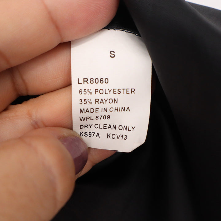 Kenneth Cole Reaction Mens Black Suit Vest Waistcoat Size S Formal Wedding