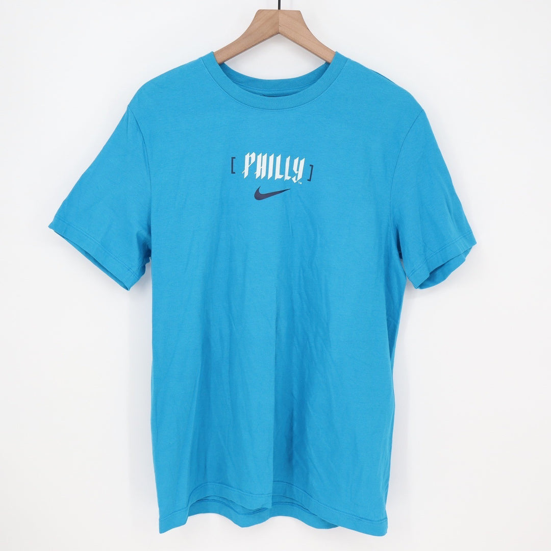 Nike Philadelphia Philly City Connect Mens Blue Graphic T-Shirt M