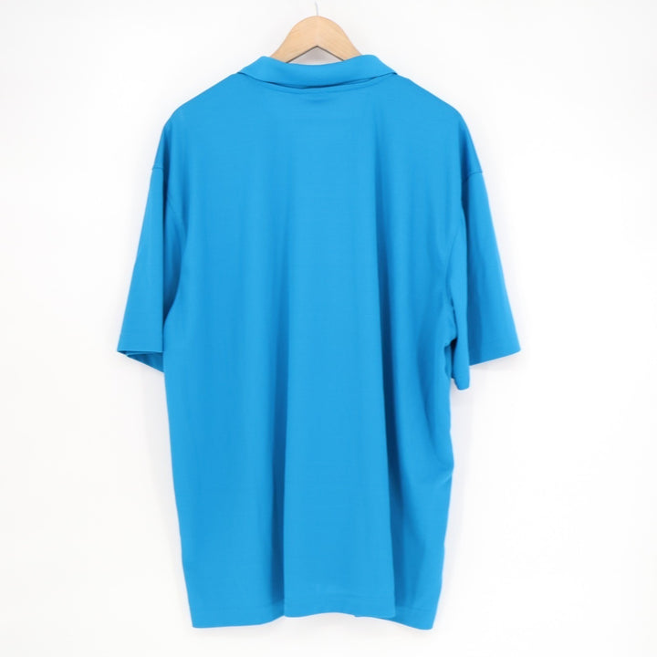 Vansport Polo Shirt Mens 2X Blue ABC Supply Co Short Sleeve Golf Tennis Pullover