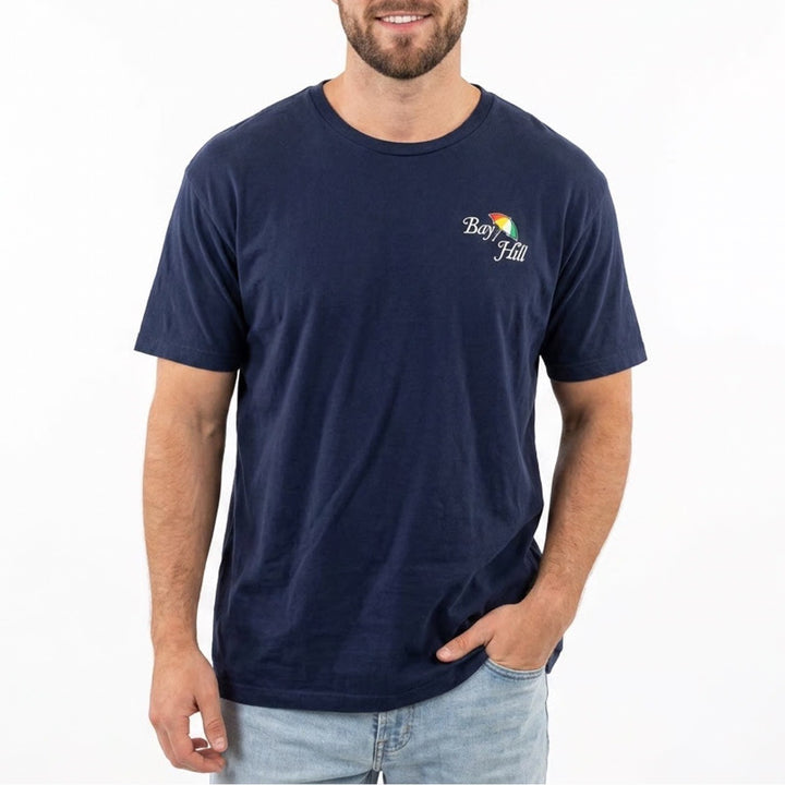 Fanatics T-Shirt Mens 2XL Navy Graphic Print Day Hill Crew Neck Short Sleeve