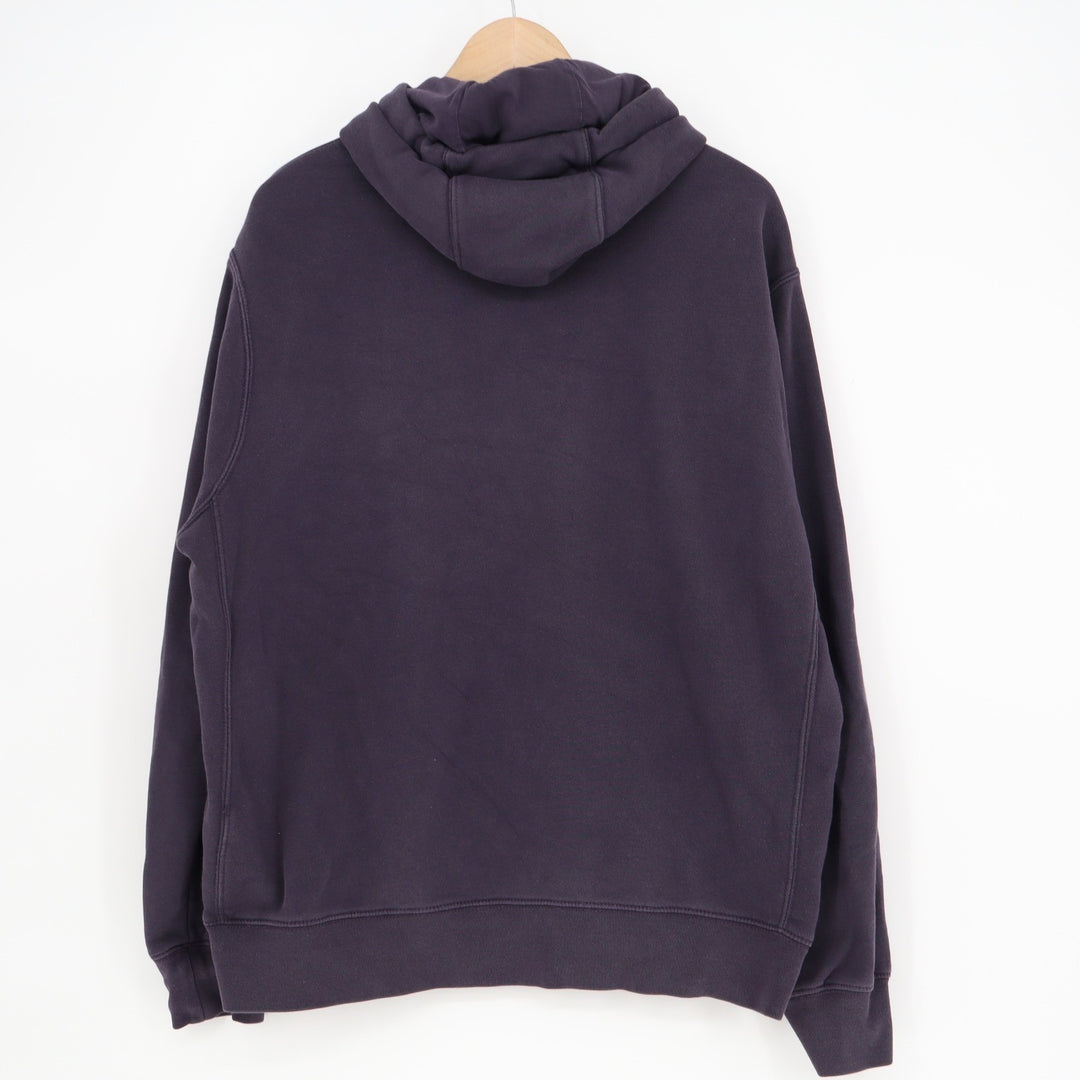 Nike Sportswear Club Fleece Hoodie Plum Purple Embroidered Logo Mens Large