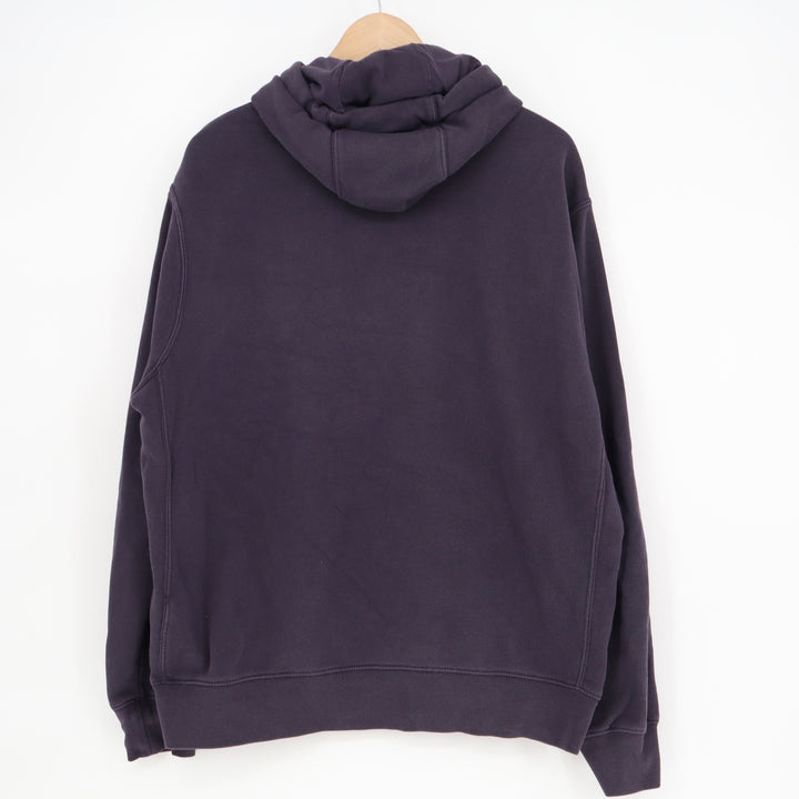 Nike Sportswear Club Fleece Hoodie Plum Purple Embroidered Logo Mens Large