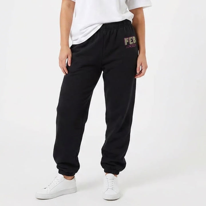 Gildan Sweatpants Unisex S Heavy Blend Black REB 11.NINE.2024 Graphic Excellent