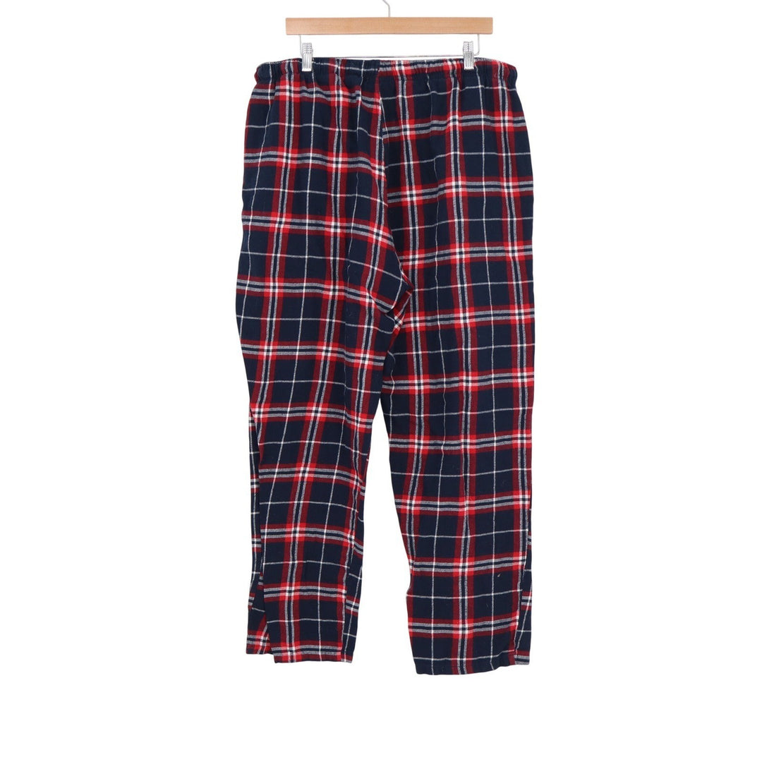 NFL Team Apparel New England Patriots Plaid Lounge Pajama Pants Mens XXL
