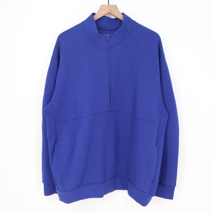 Nike Mens 24.7 Dri-FIT Quarter Zip Training Pullover Blue Large