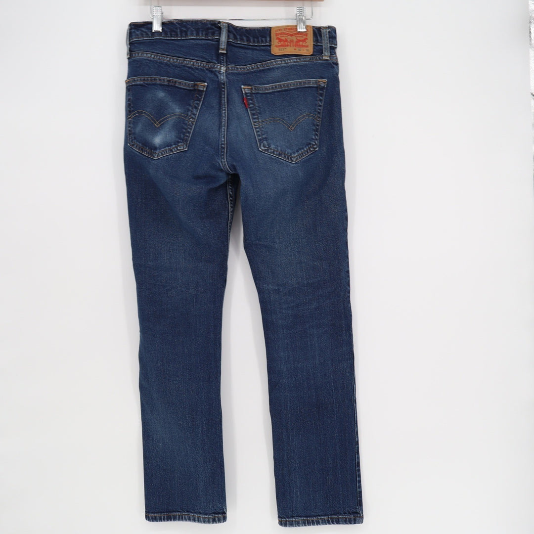 Levis 511 Slim Fit Mens Jeans 32x30 Medium Wash Blue Stretch Denim