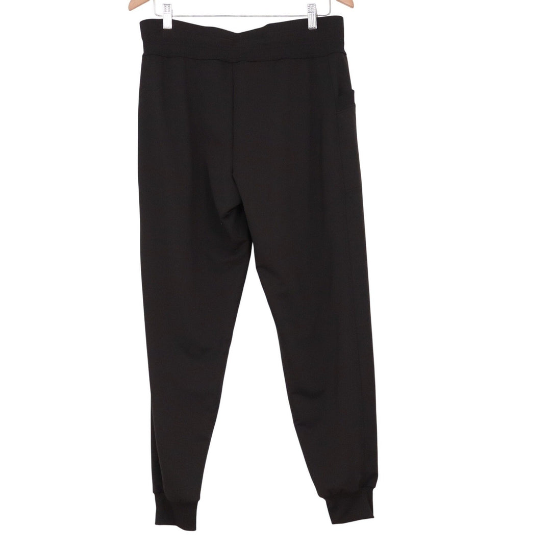 32 Degrees Heat Mens Black Tech Fleece Jogger Pants Size L Drawstring Activewear