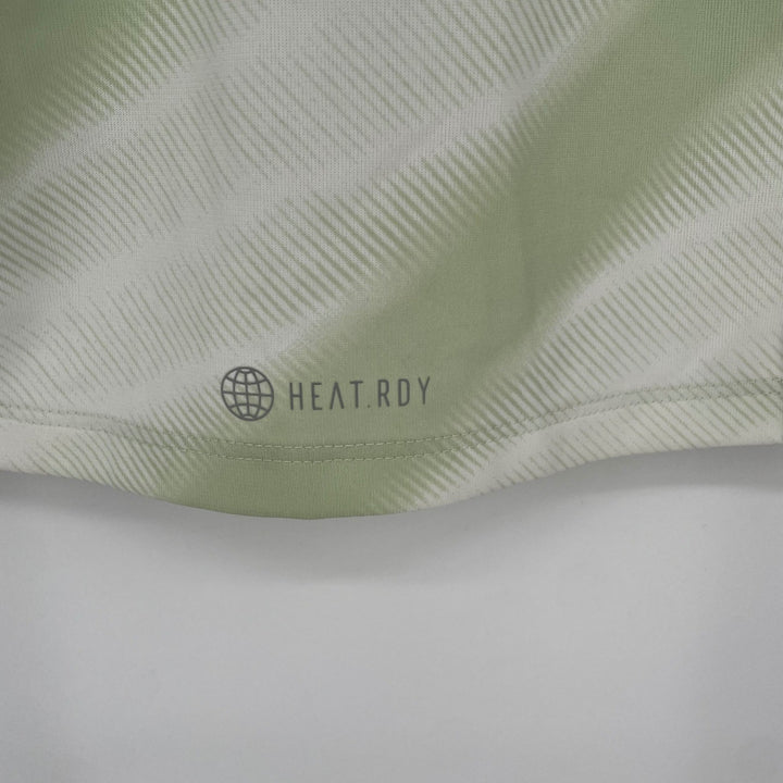 Adidas HEAT RDY Short Sleeve Polo Shirt Muted Green Tie Dye Athletic XL