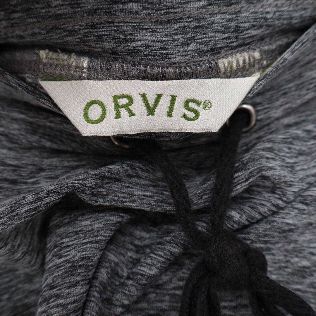 Orvis Womens Gray Space Dye Active Skort Large Drawstring Pockets Athletic L