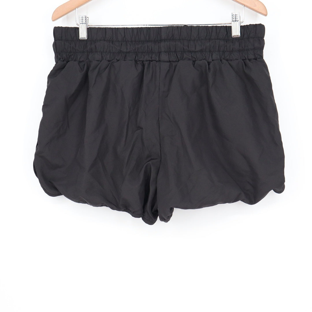No Boundaries Black Athletic Shorts XL 15-17 Pink Drawstring Toggle Recycled