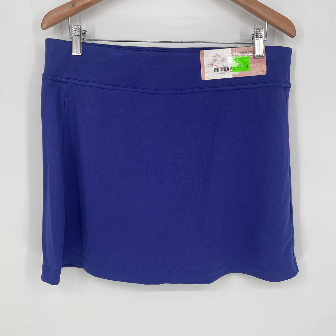Ben Hogan Womens Golf Skort L Purple Tummy Control Ventilated Athletic