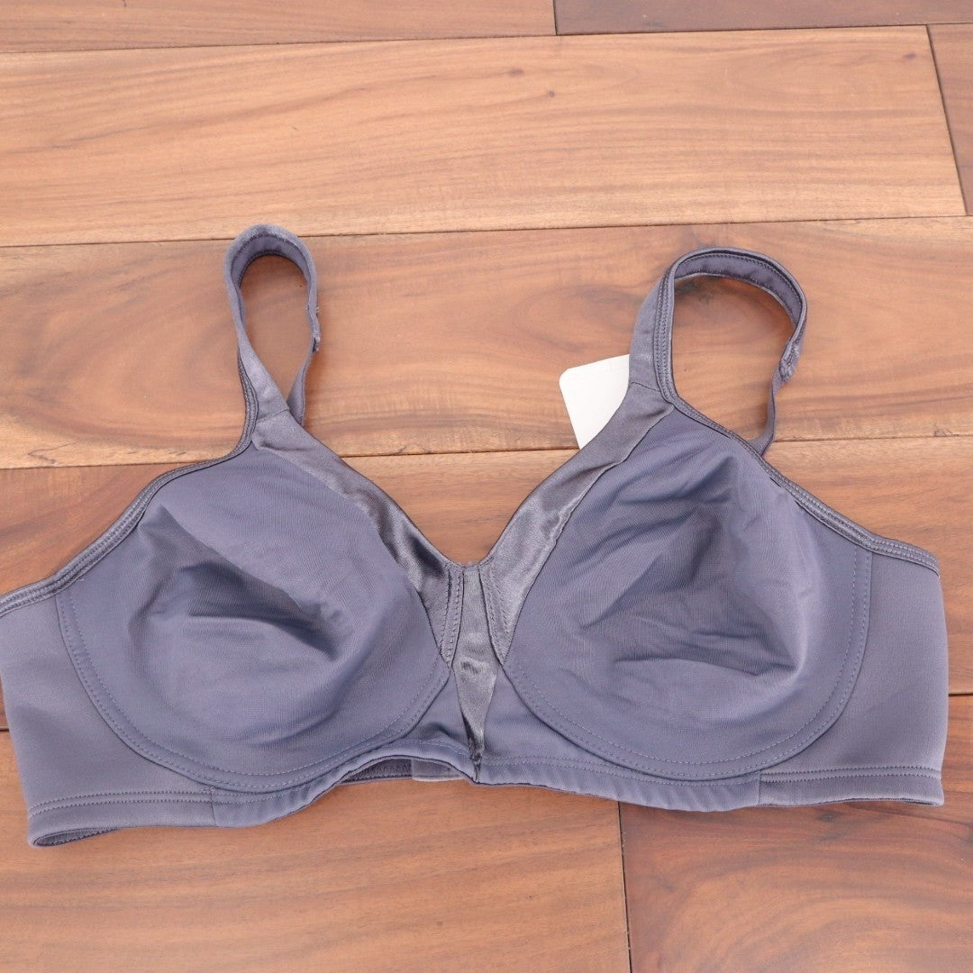 Playtex 18 Hour Silky Soft Smoothing Bra Womens 42B Purple Stretch Wirefree