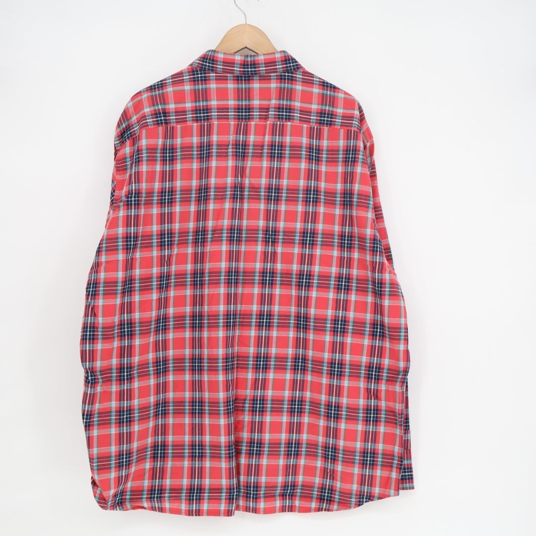UNTUCKit Flannel Shirt Mens 3XL Multicolor Plaid Cotton Long Sleeve Button Up