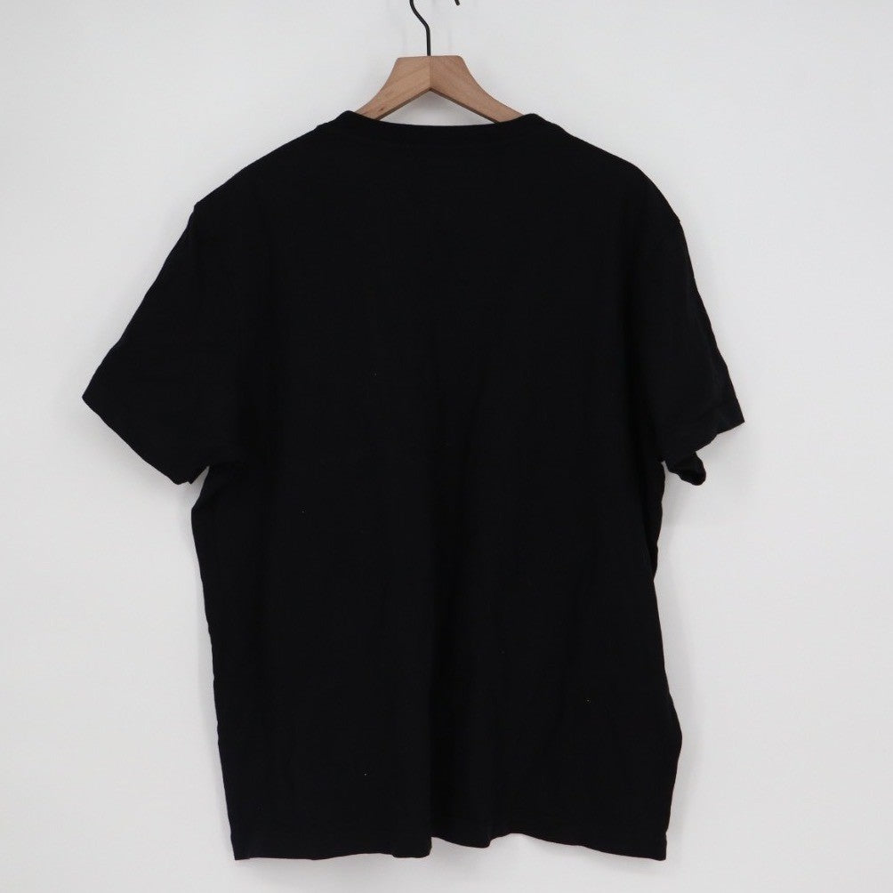 American Giant T-Shirt Mens XL Black Cotton Short Sleeve Front Pocket Outdoor