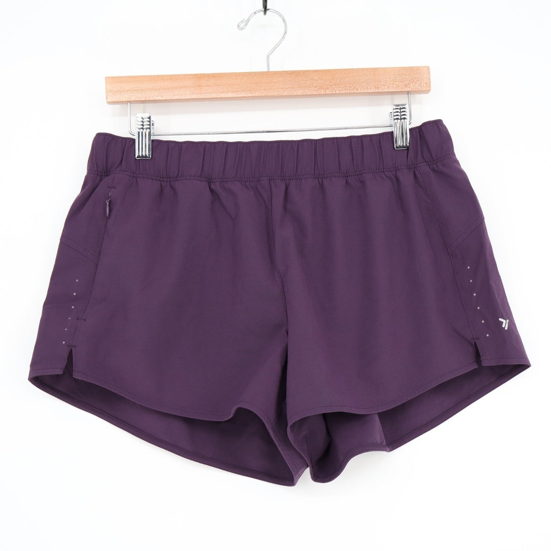 Old Navy Quick Dry Running Shorts Womens Medium Petite Black Stretchtech Active