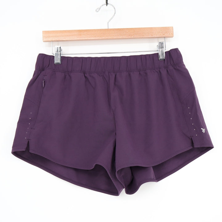 Old Navy Quick Dry Running Shorts Womens Medium Petite Black Stretchtech Active