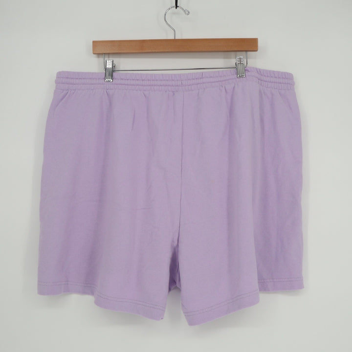 Old Navy Sweatshort Womens XL Lavender Cotton Slash Pockets Drawstring Waist